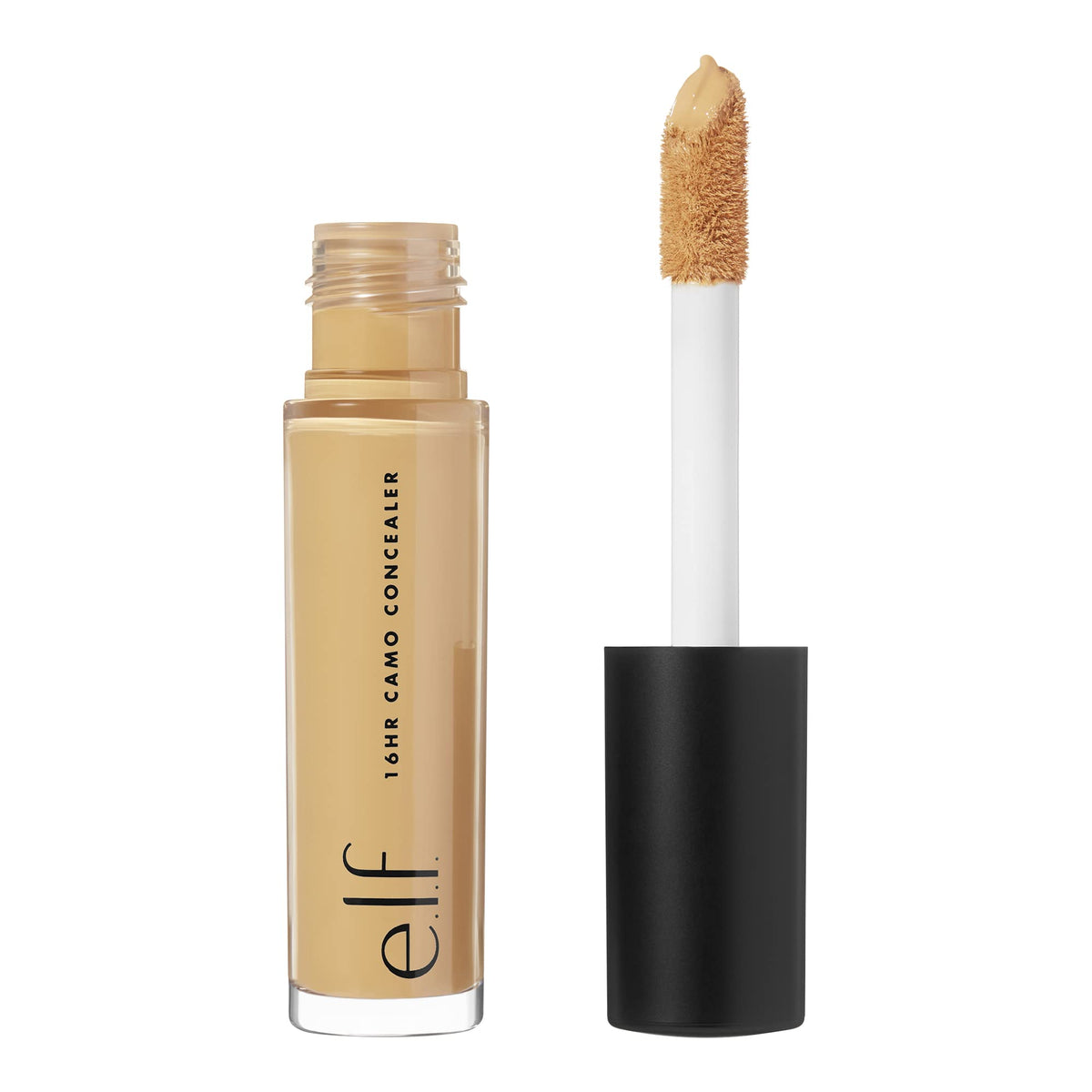 e.l.f. 16HR Camo Concealer, Full Coverage, Matte Finish Under-Eye & Blemish Corrector, Hydrating Formula, 16-Hour Crease-Resistant Wear, Medium Warm
