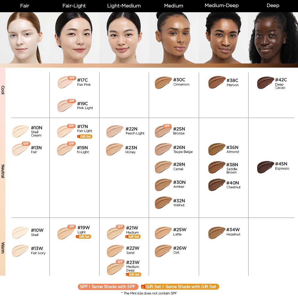 Skin Nuder Cushion | Korean Makeup, Mini Size (21W Medium)