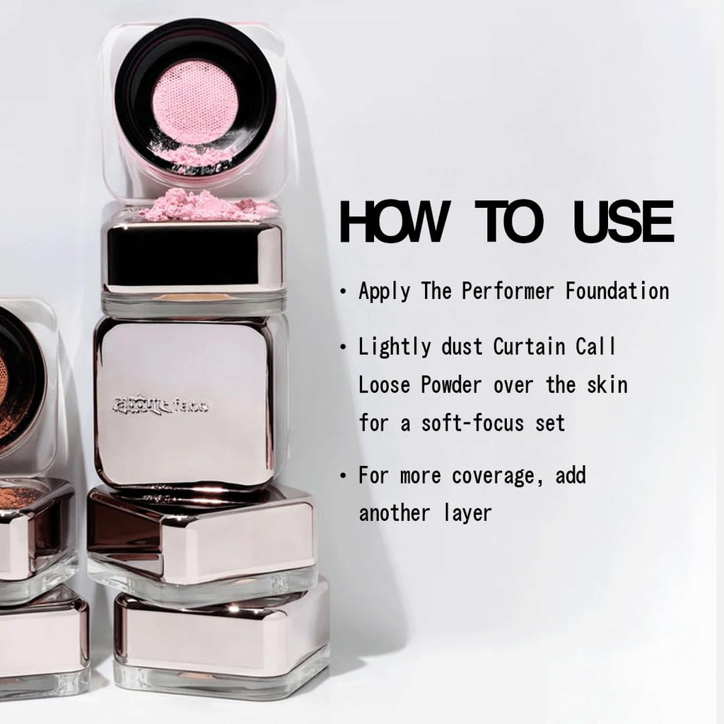 about-face Curtain Call Loose Setting Powder | Translucent | 0.35oz