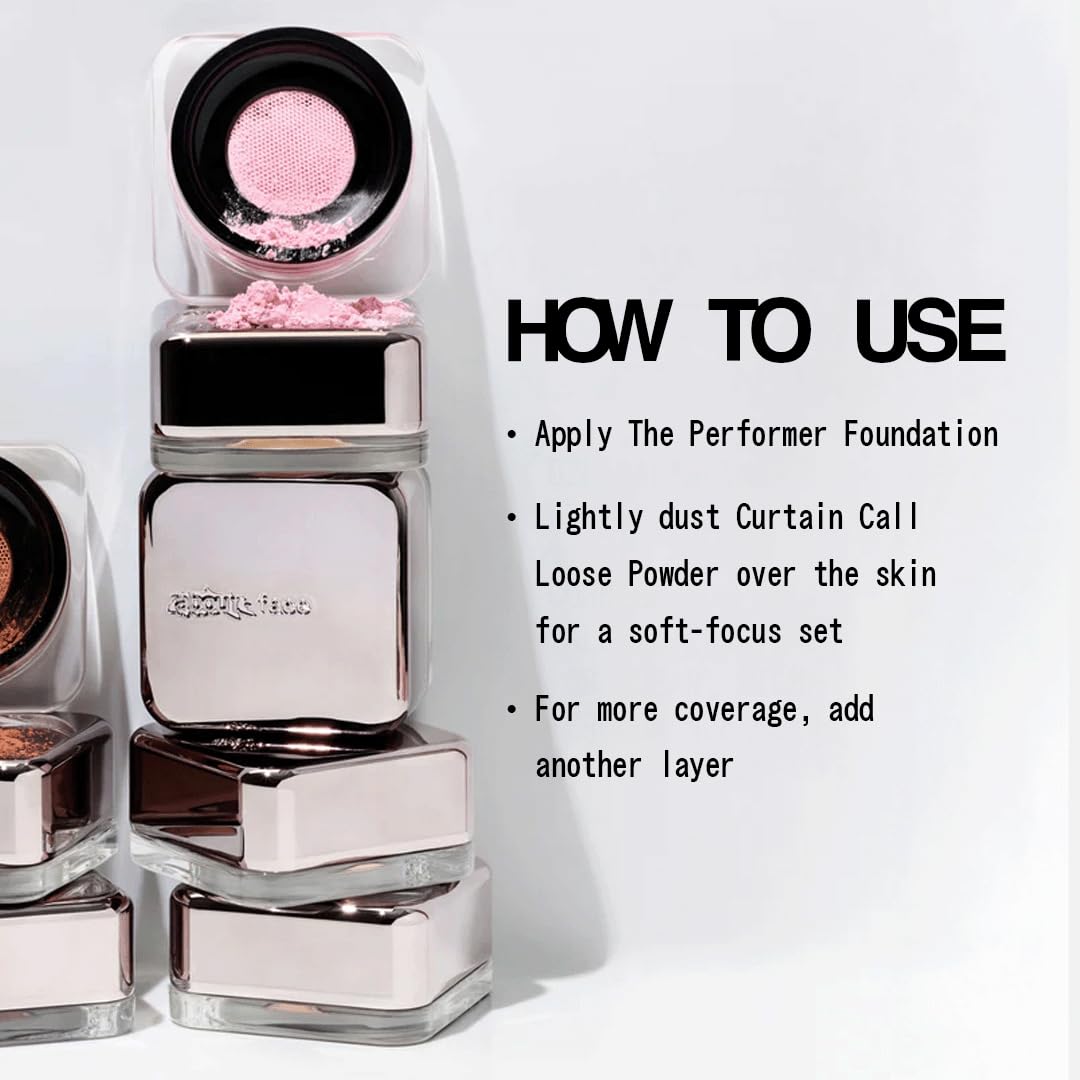 about-face Curtain Call Loose Setting Powder | Translucent | 0.35oz
