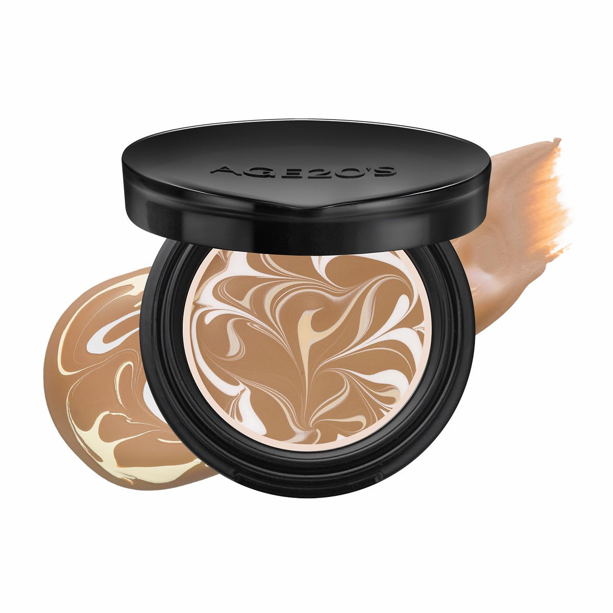 [MINI SIZE] AGE20'S Signature Essence Pact | 17N | Vegan Korean Cushion Foundation | Pack of 1 | Cream Foundation, Dewy & Glow Finish, Natural Coverage, SPF 50+ | 0.14 oz