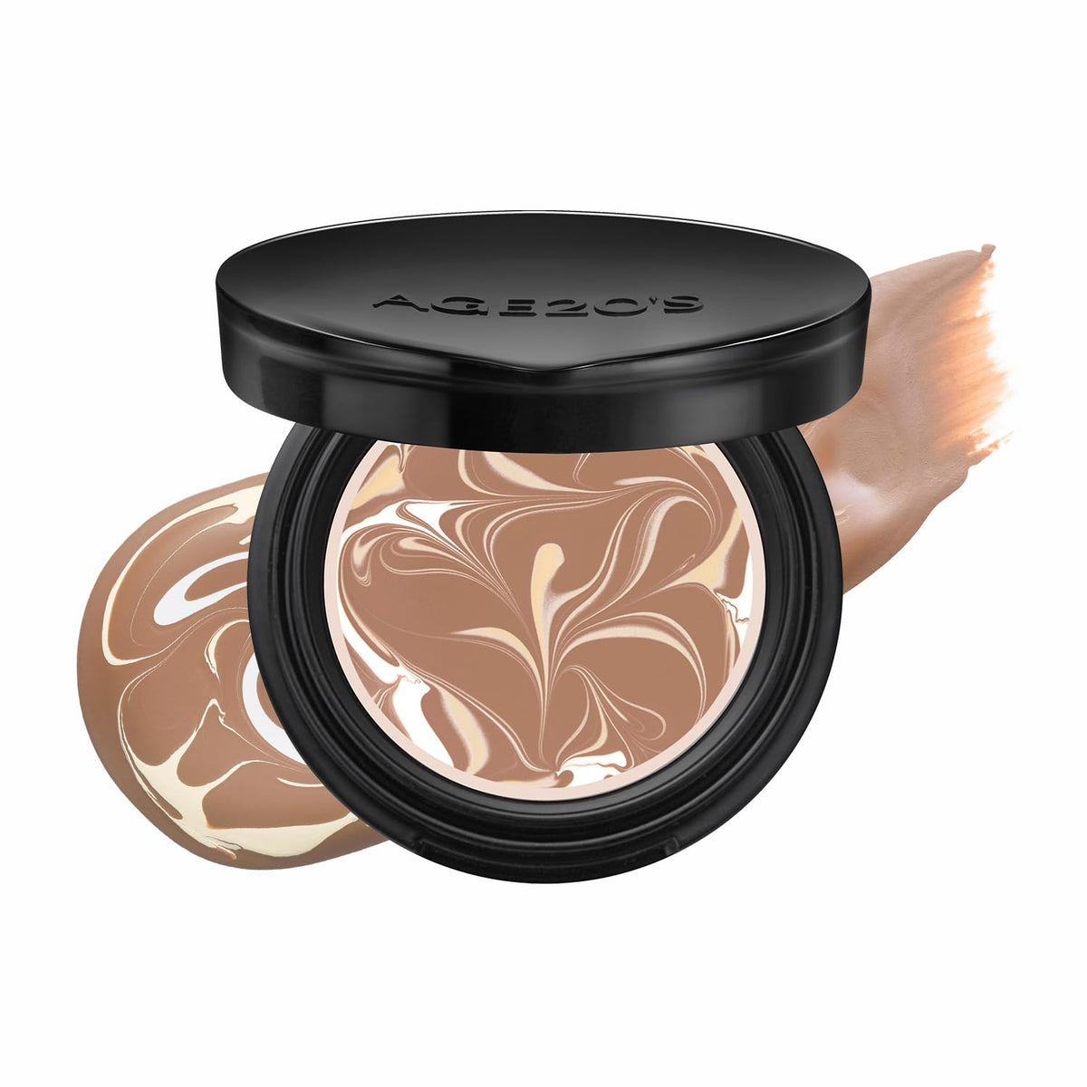 [Vegan] AGE20'S Signature Essence Pact | Pack of 1 | 23W BEIGE | Korean Cushion Foundation | Cream Foundation, Dewy & Glow Finish, Natural Coverage, SPF 50+