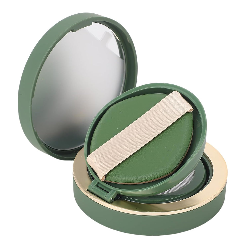 Empty Cushion Foundation Box, Refillable Portable Mirror Puff Compact, BB Cream Container with Airtight Seal, Ideal for Makeup Enthusiasts