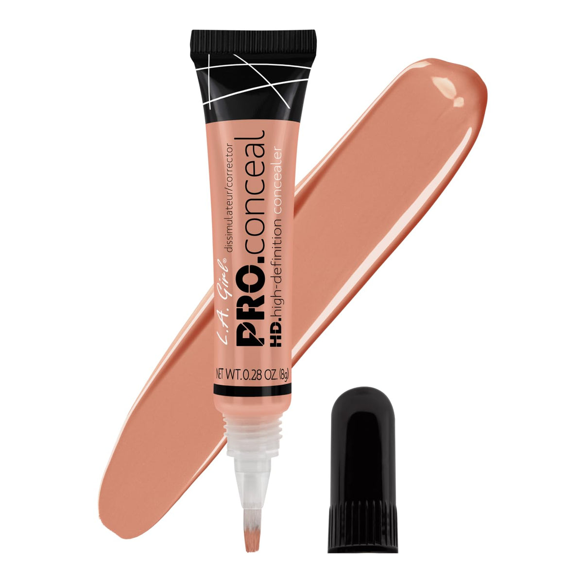 L.A. Girl Pro Conceal HD Concealer, Light Yellow Corrector, 0.28 Ounce (GC995)