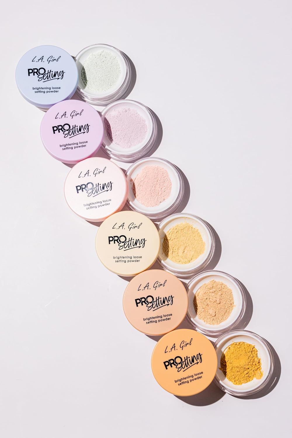 L.A. Girl Pro.Setting Brightening Loose Setting Powder, Soft Pink GLP736