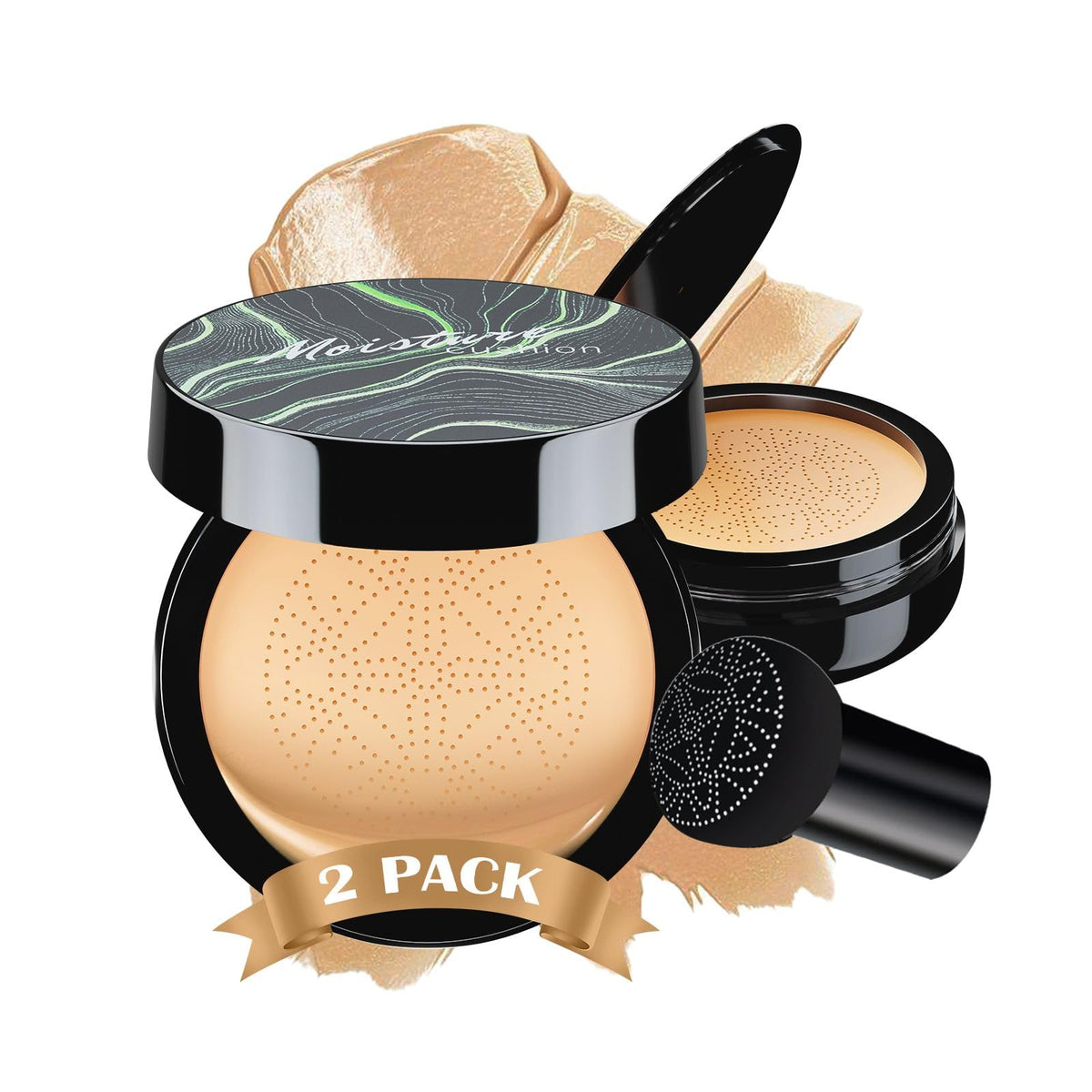 Cushion Foundation Concealer Full Coverage CC Cream, Medium