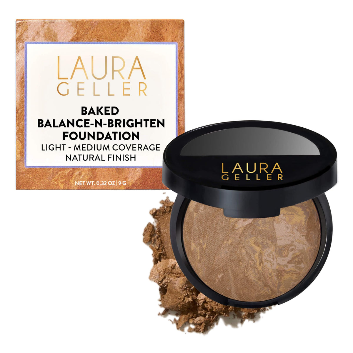 LAURA GELLER Baked Balance-n-Brighten Powder Foundation – Fair