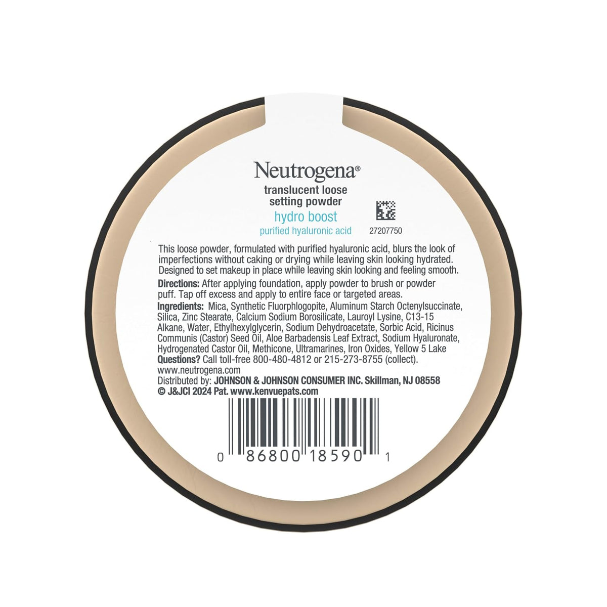 Neutrogena Hydro Boost Translucent Loose Setting Powder, .44 oz