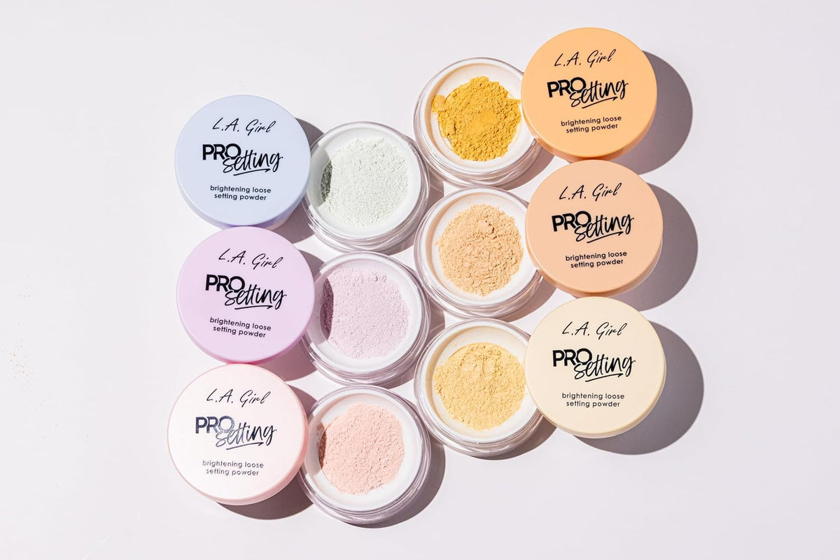 L.A. Girl Pro.Setting Brightening Loose Setting Powder, Soft Pink GLP736