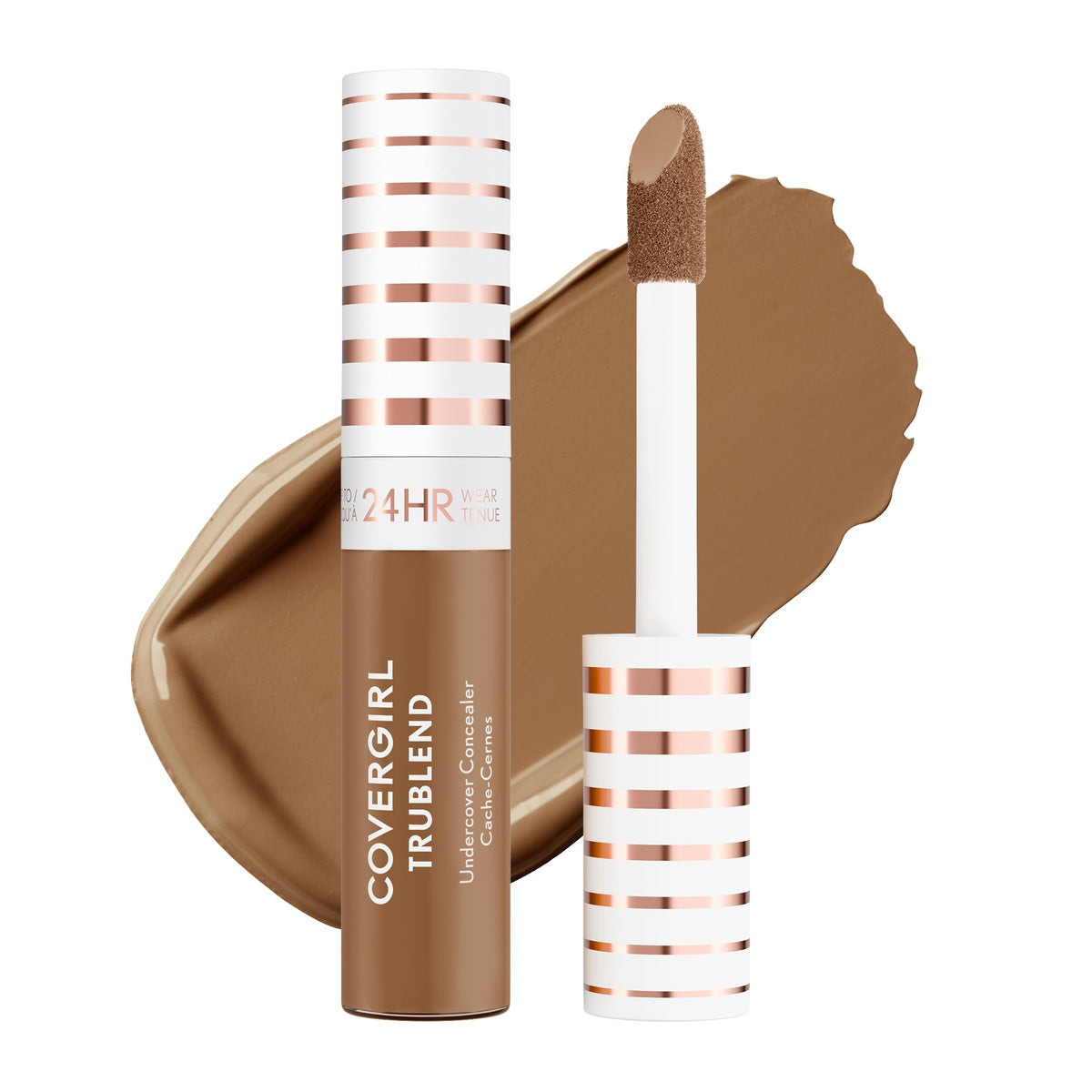 COVERGIRL TruBlend Undercover Concealer, Buildable, Full Coverage, 24-Hour Wear, Matte Finish - L400 Classic Ivory (Packaging May Vary)