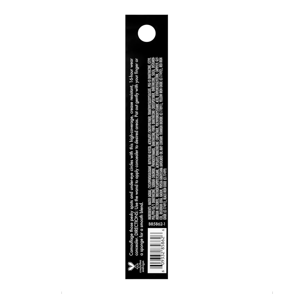 e.l.f. 16HR Camo Concealer, Full Coverage, Matte Finish Under-Eye & Blemish Corrector, Hydrating Formula, 16-Hour Crease-Resistant Wear, Medium Warm
