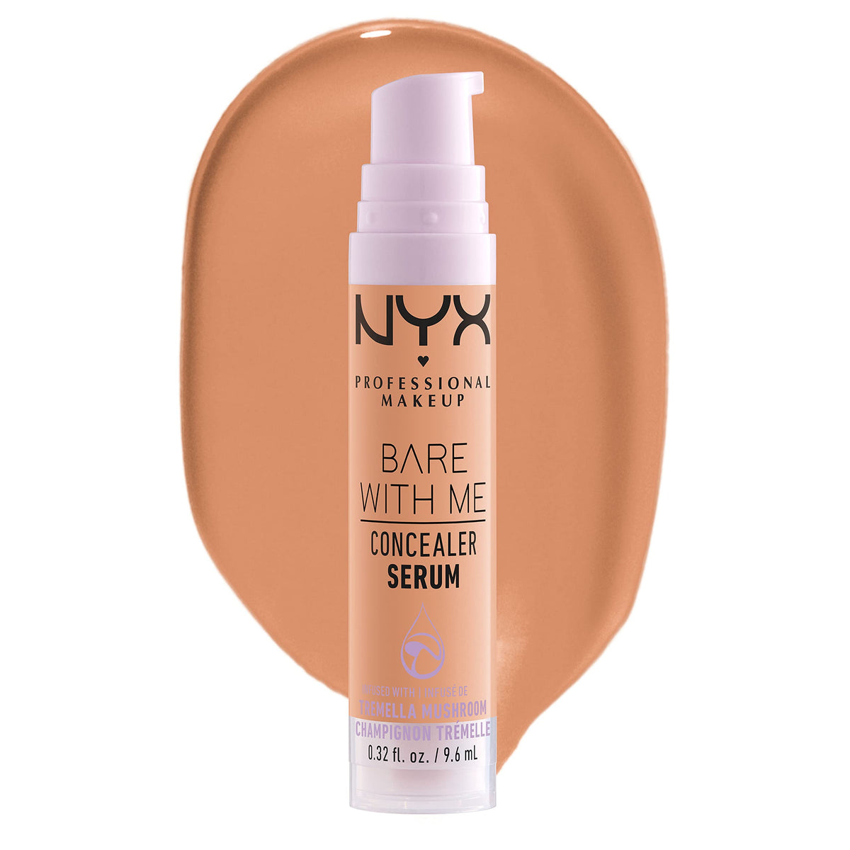 NYX PROFESSIONAL MAKEUP Bare With Me Concealer Serum, Concealer Makeup For Up To 24Hr Hydration - Golden