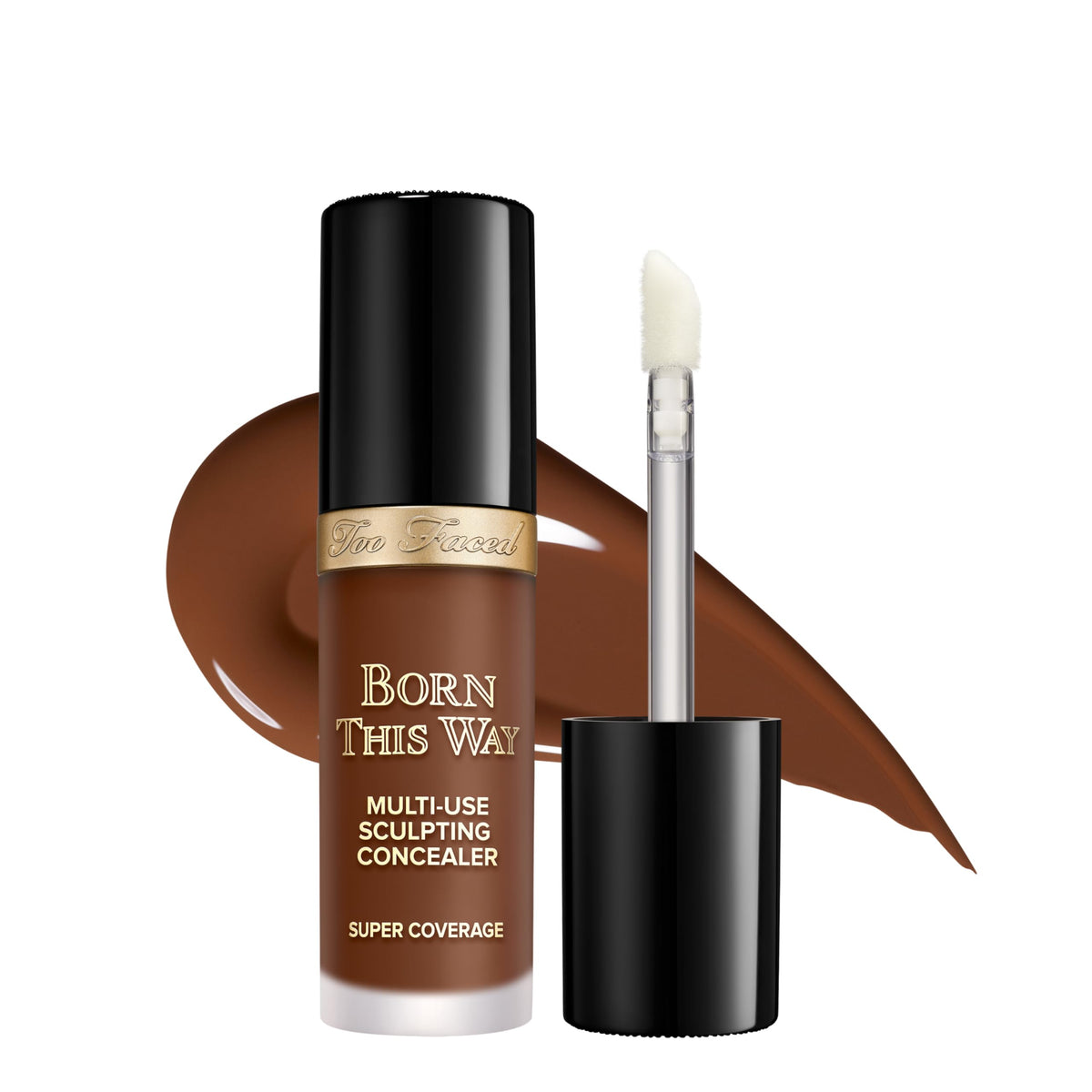Too Faced Born This Way Super Coverage Multi-Use Concealer | Full-Coverage Hydrating Concealer for Dark Circles & Blemishes with Natural Finish | Hyaluronic Acid & Coconut Water