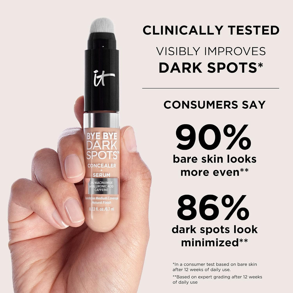 IT Cosmetics Bye Bye Dark Spots Face Concealer + Serum with 2% Niacinamide
