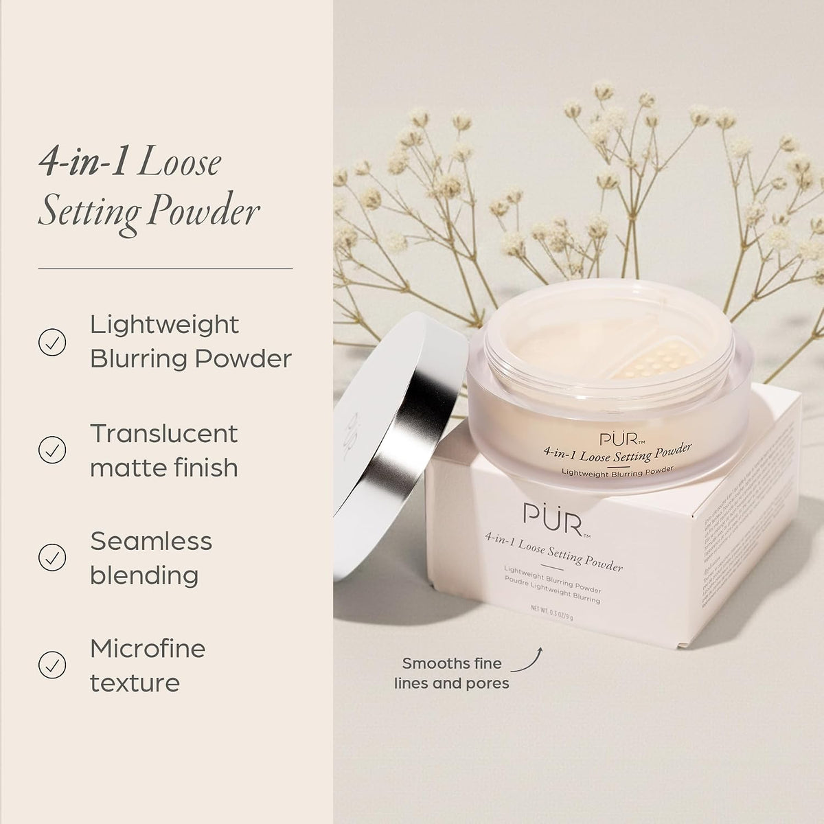 PÜR 4-in-1 Loose Setting Powder - Setting Powder