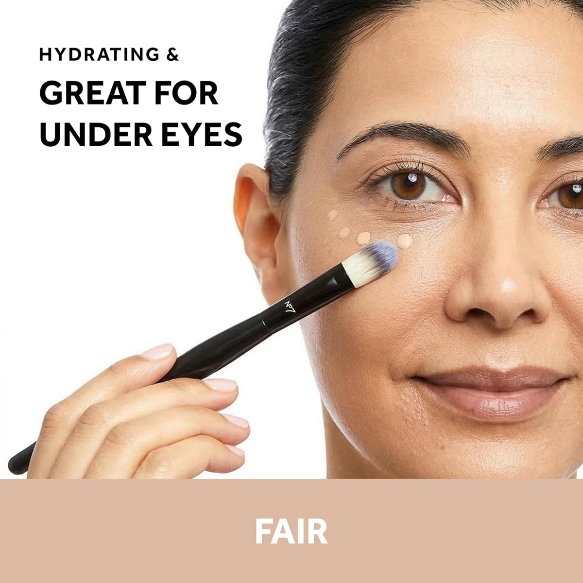No7 Lift & Luminate Triple Action Serum Concealer, Fair, 8ml