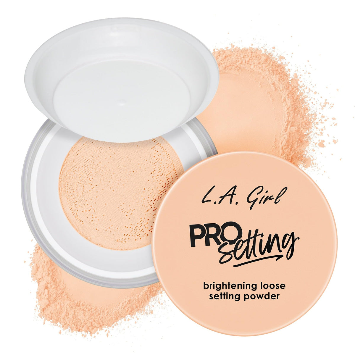 L.A. Girl Pro.Setting Brightening Loose Setting Powder, Soft Pink GLP736