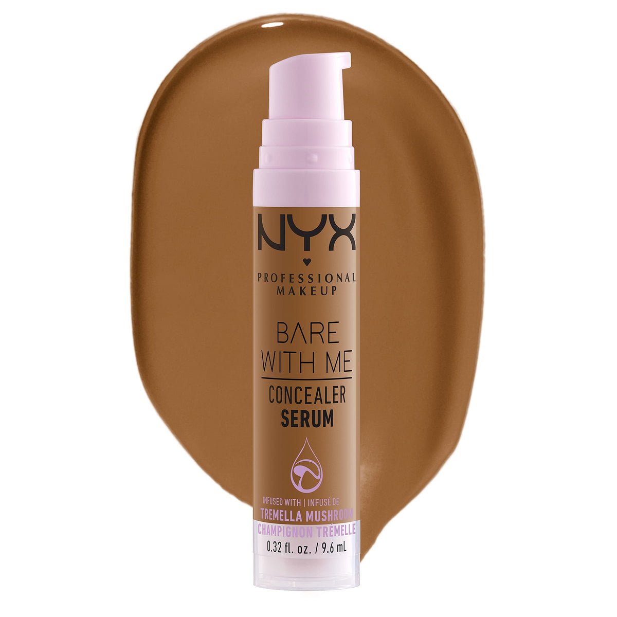 NYX PROFESSIONAL MAKEUP Bare With Me Concealer Serum, Concealer Makeup For Up To 24Hr Hydration - Golden