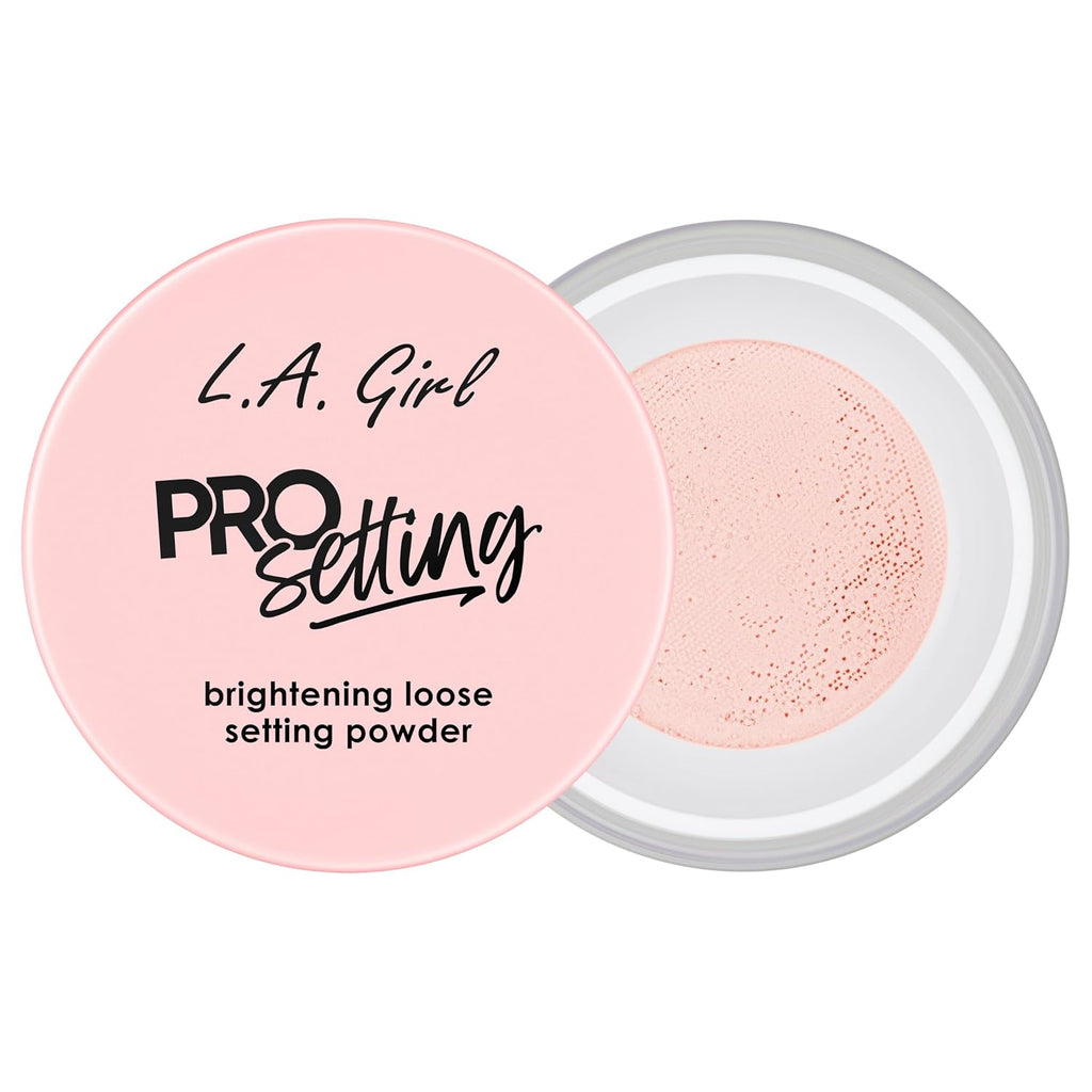 L.A. Girl Pro.Setting Brightening Loose Setting Powder, Soft Pink GLP736