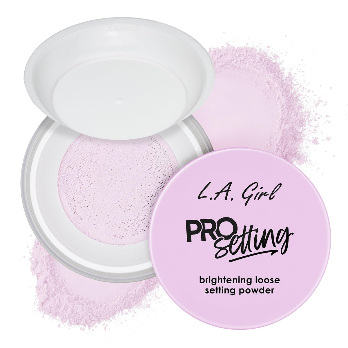 L.A. Girl Pro.Setting Brightening Loose Setting Powder, Soft Pink GLP736