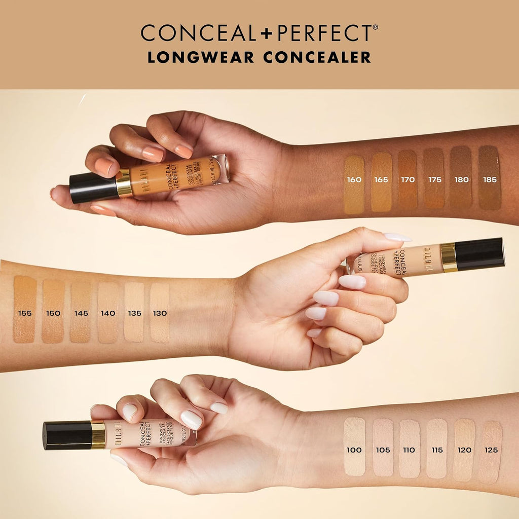 Milani Conceal + Perfect Longwear Concealer - Light Beige(0.17 Fl. Oz.)