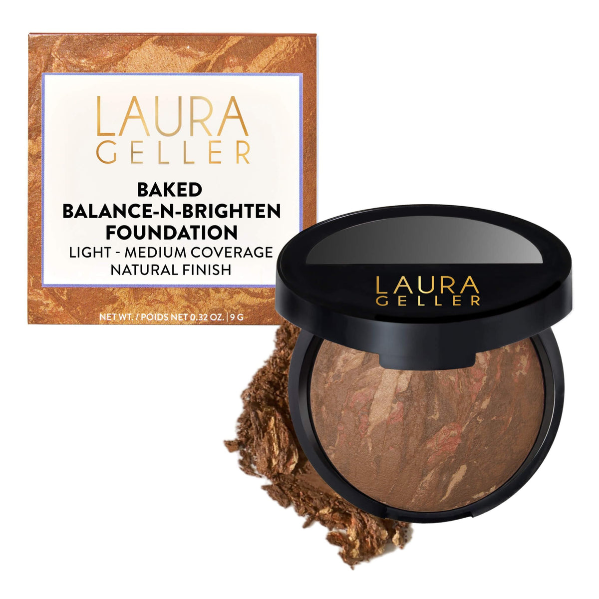 LAURA GELLER Baked Balance-n-Brighten Powder Foundation – Fair