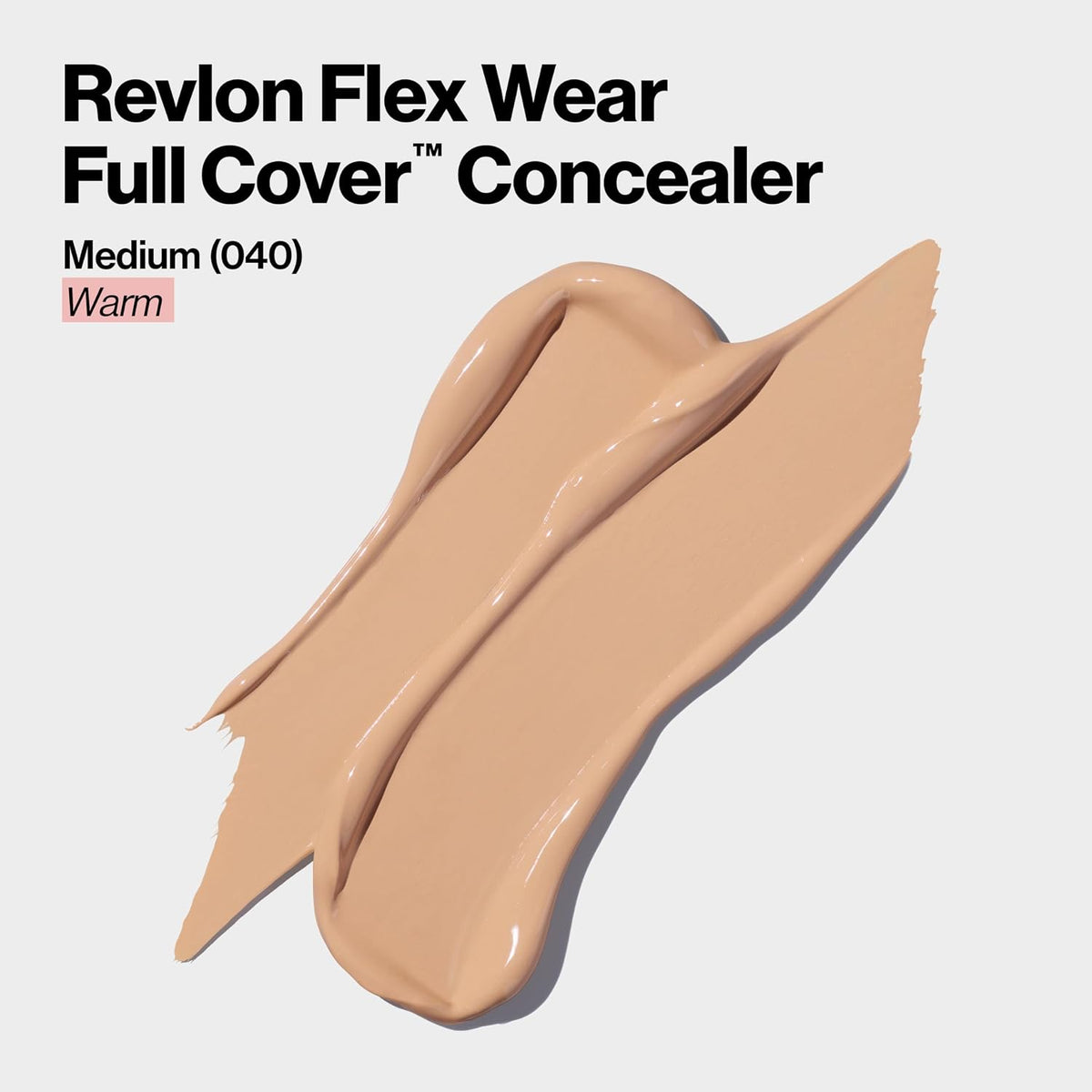 Revlon ColorStay Flex Wear Full Cover Concealer, 040 Medium, 0.34 fl oz