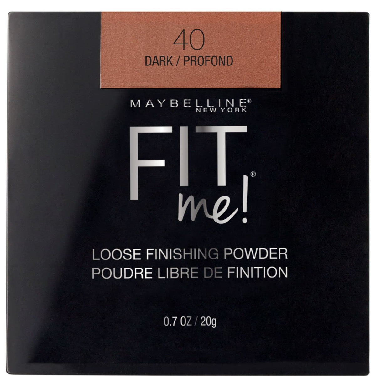 Maybelline Fit Me Loose Setting Powder, Face Powder and Finishing Makeup, Light, 1 Count