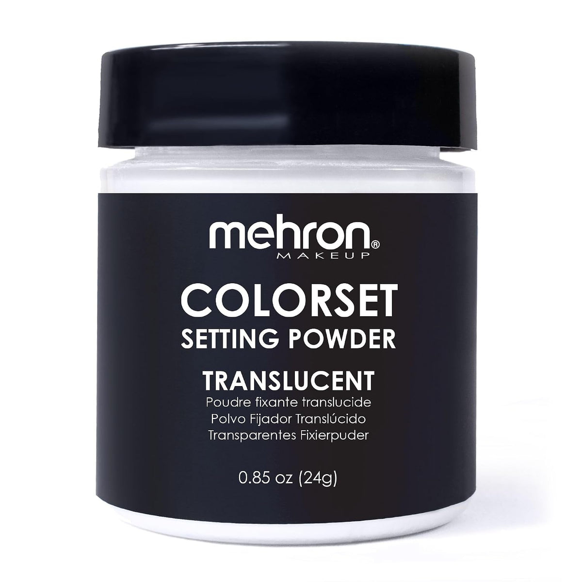 Mehron Makeup Colorset Setting Powder - TRANSLUCENT Setting Powder