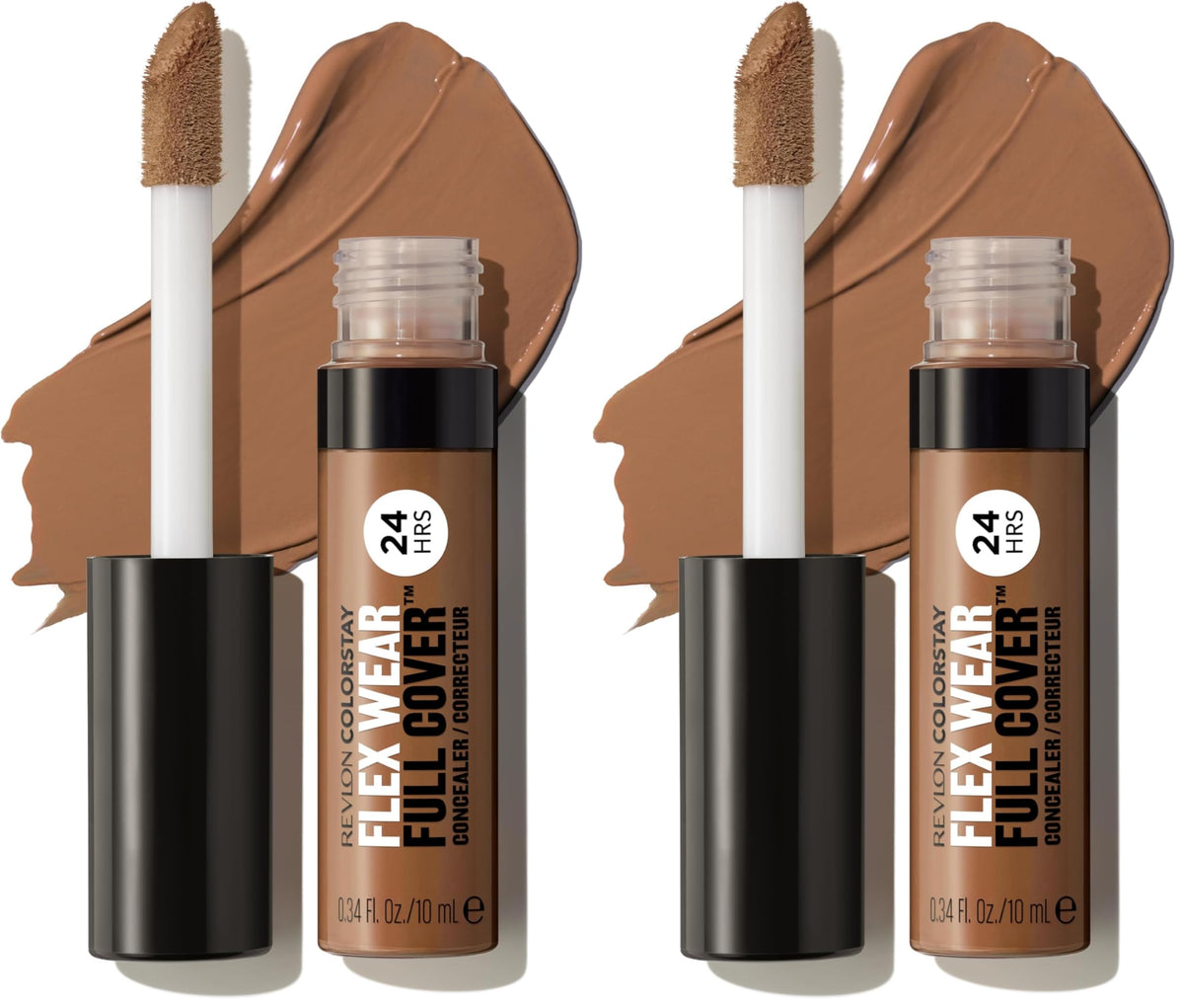 Revlon ColorStay Flex Wear Full Cover Concealer, 040 Medium, 0.34 fl oz