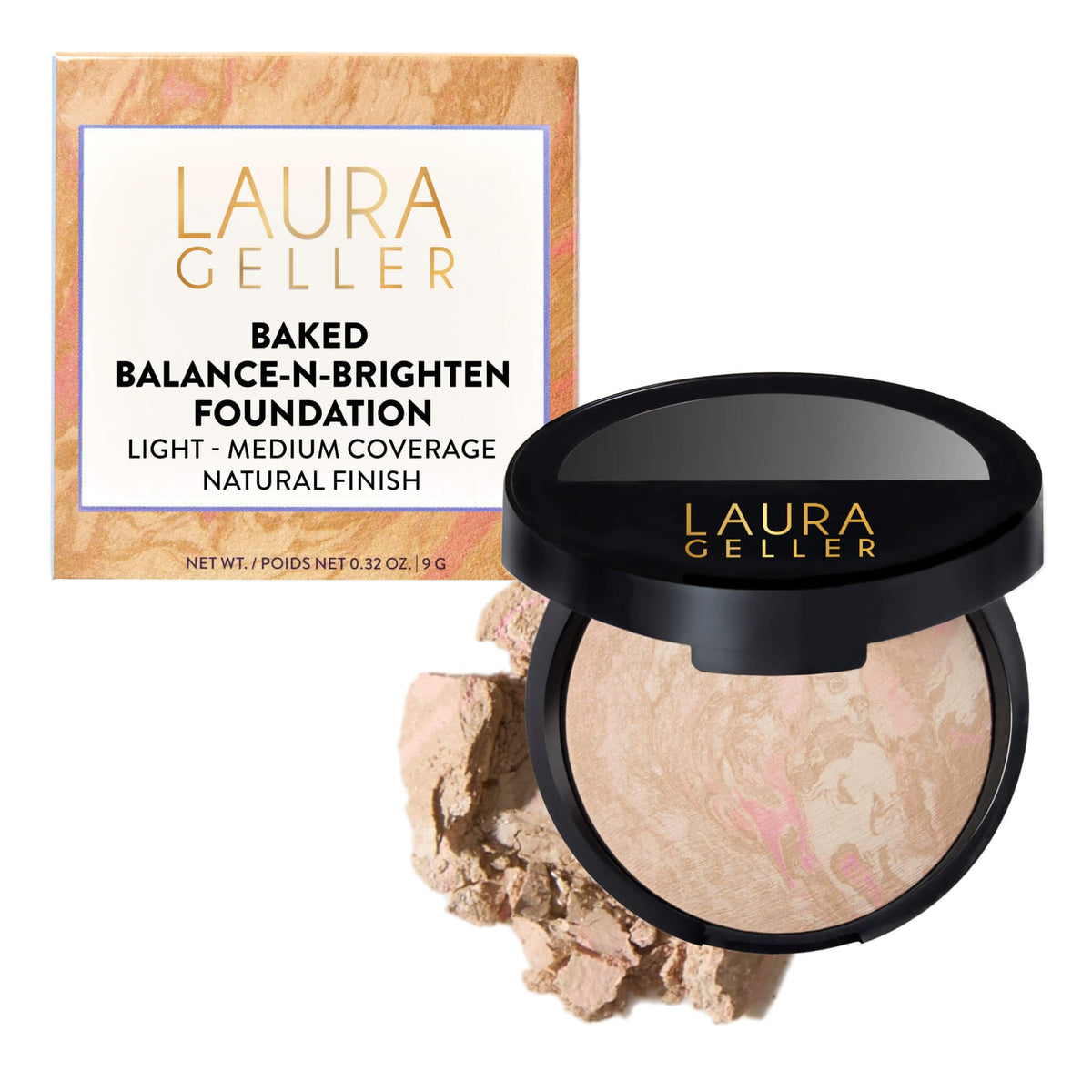 LAURA GELLER Baked Balance-n-Brighten Powder Foundation – Fair