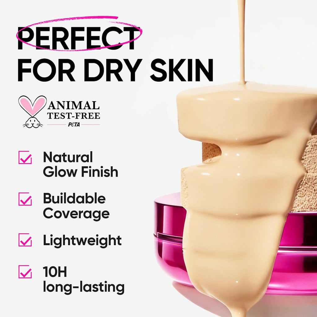 SKINTIFIC Pink Cushion Foundation Natural Glow 02 Ivory