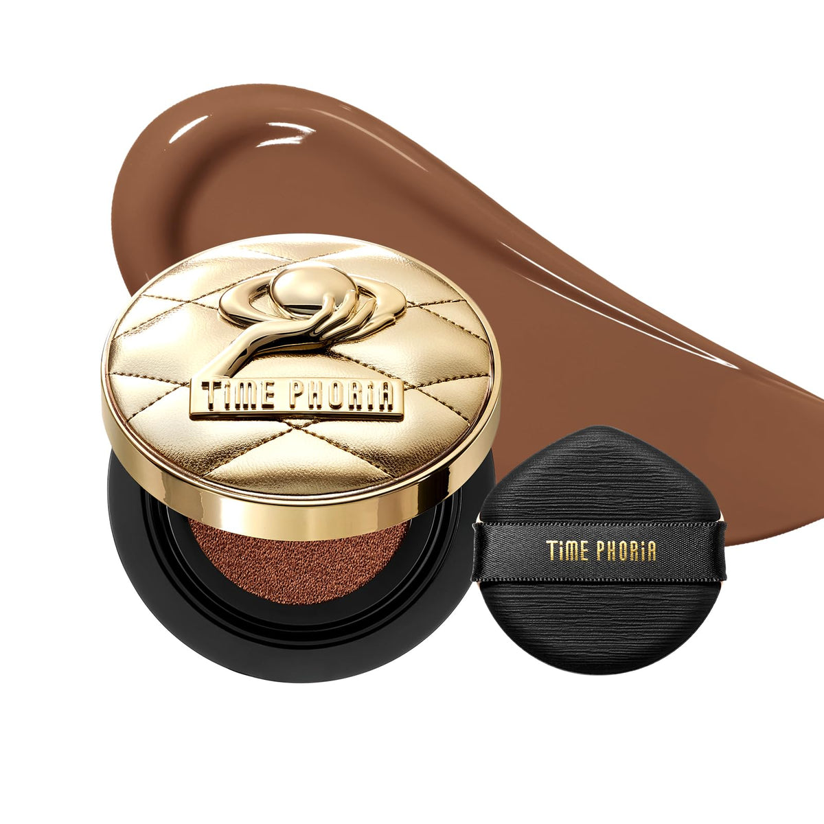 Timeless Utopia Glow Cushion Foundation 02 Birch - Radiant Glow Finish, Medium to High Coverage, Hydrating Peptide Complex, Lightweight Air Cushion, Long-Lasting Smooth Blurring Base Makeup