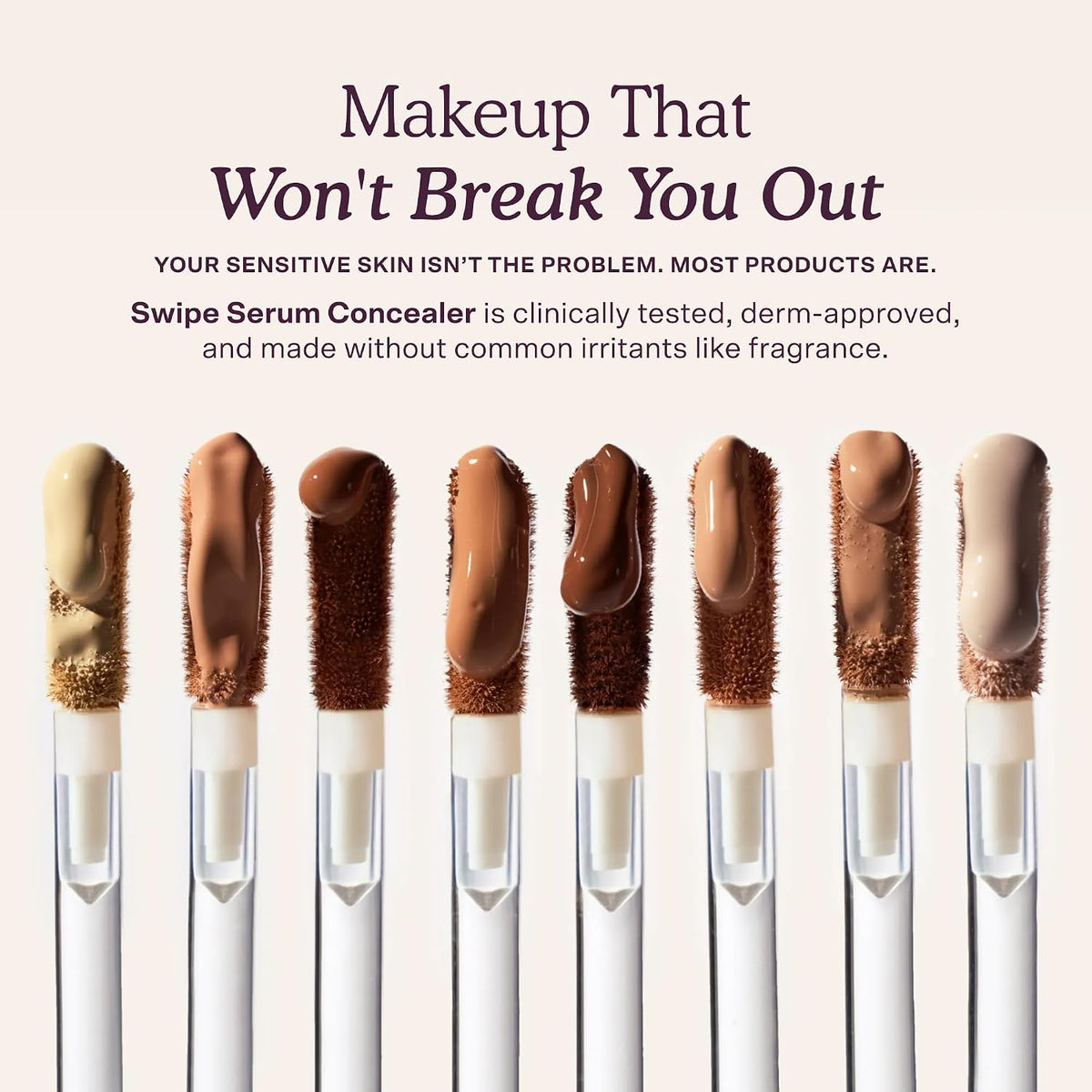 Tower 28 Swipe Serum Hydrating Concealer, 2.0 Fair/Neutral Cool (0.22 oz)