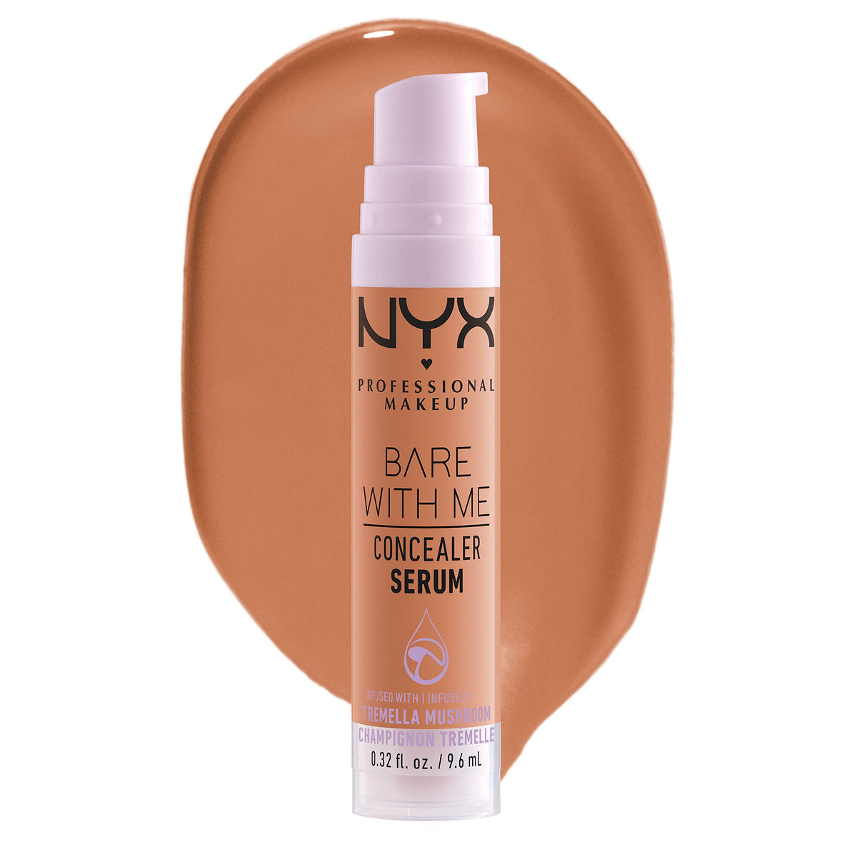 NYX PROFESSIONAL MAKEUP Bare With Me Concealer Serum, Concealer Makeup For Up To 24Hr Hydration - Golden