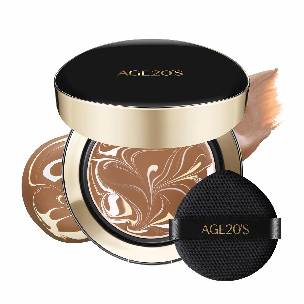 [Vegan] AGE20'S Signature Essence Pact | Pack of 1 | 23W BEIGE | Korean Cushion Foundation | Cream Foundation, Dewy & Glow Finish, Natural Coverage, SPF 50+