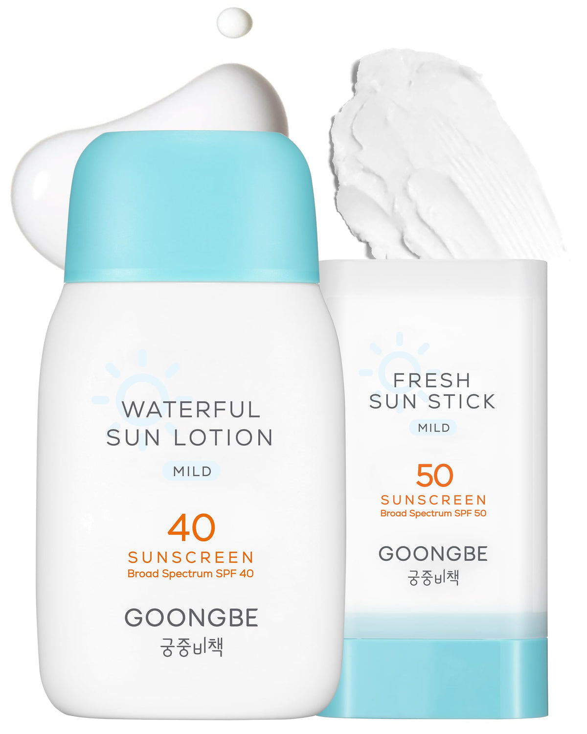 GOONGBE Baby Mineral Sunscreen Cushion – Broad Spectrum SPF 50 with Non-Nano Zinc Oxide – Mess-Free Tap-On Compact with UV Indicator & Built-In Puff – Vegan, Oxybenzone-Free14g (0.49 oz)