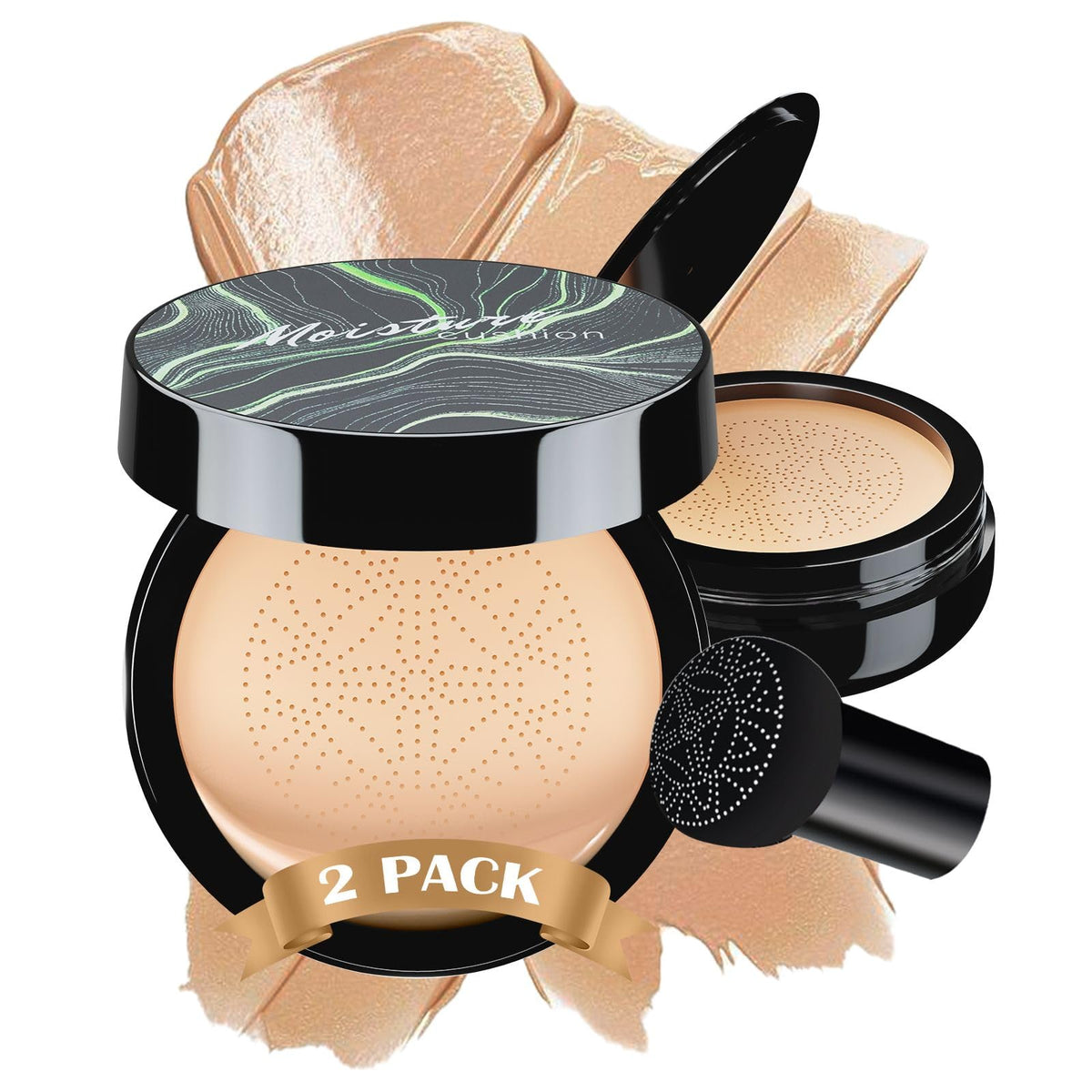Cushion Foundation Concealer Full Coverage CC Cream, Medium