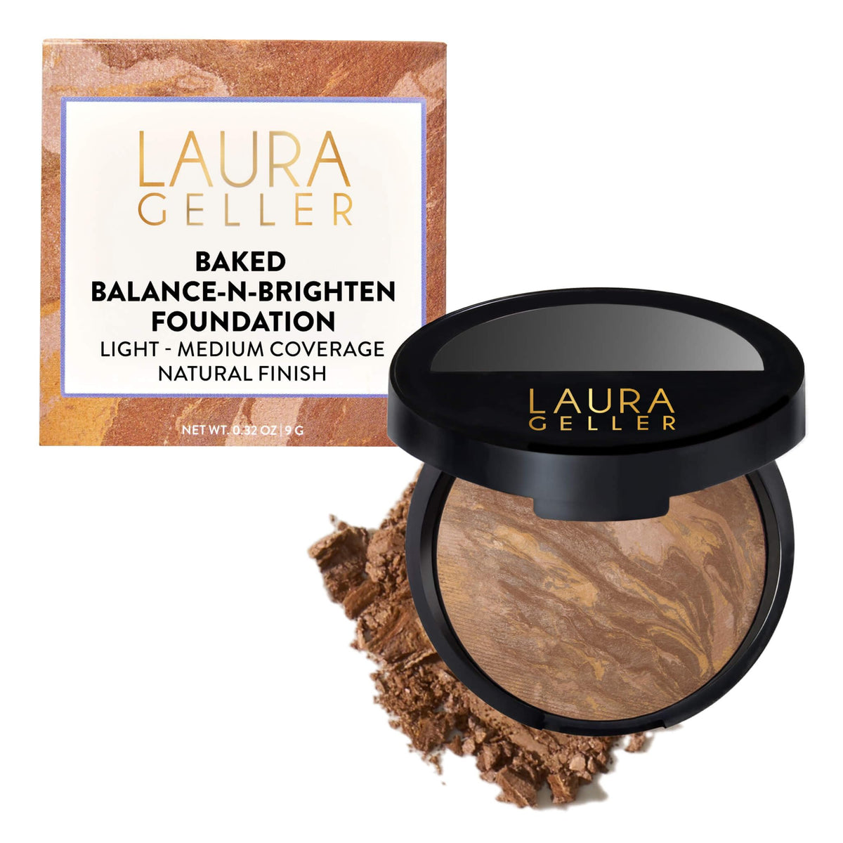 LAURA GELLER Baked Balance-n-Brighten Powder Foundation – Fair