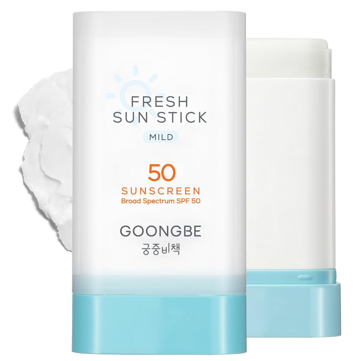 GOONGBE Baby Mineral Sunscreen Cushion – Broad Spectrum SPF 50 with Non-Nano Zinc Oxide – Mess-Free Tap-On Compact with UV Indicator & Built-In Puff – Vegan, Oxybenzone-Free14g (0.49 oz)