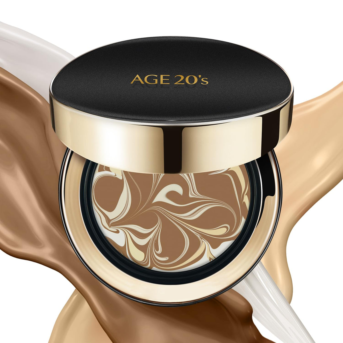 AGE20'S Signature Essence Pact SPF 50+ | Pack of 1 | 29 Caramel | Cream Foundation, Dewy Finish, Natural Coverage | Korean Cushion Foundation