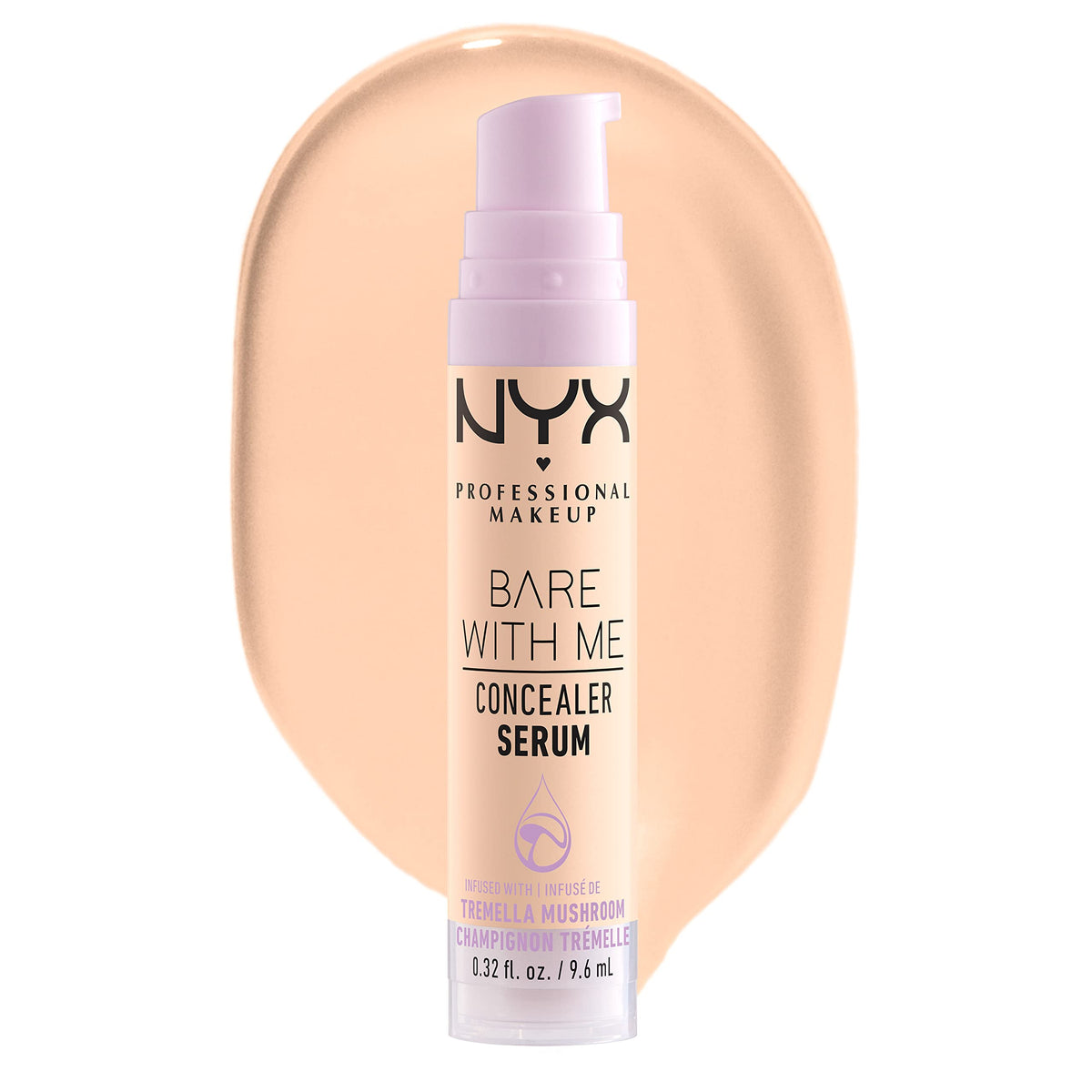 NYX PROFESSIONAL MAKEUP Bare With Me Concealer Serum, Concealer Makeup For Up To 24Hr Hydration - Golden