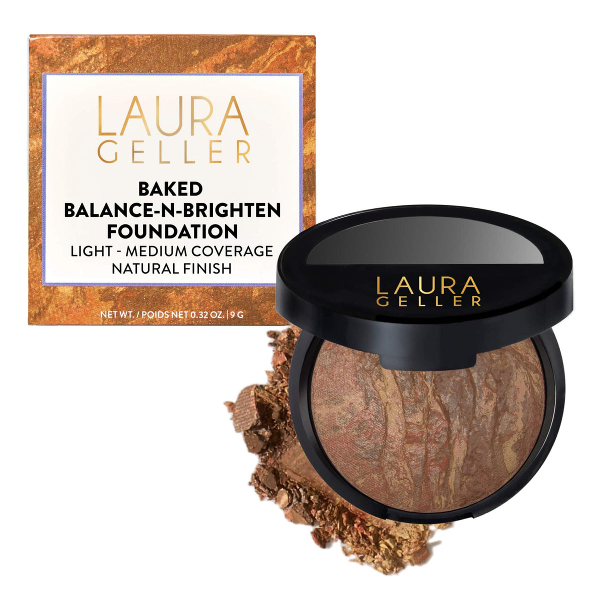 LAURA GELLER Baked Balance-n-Brighten Powder Foundation – Fair
