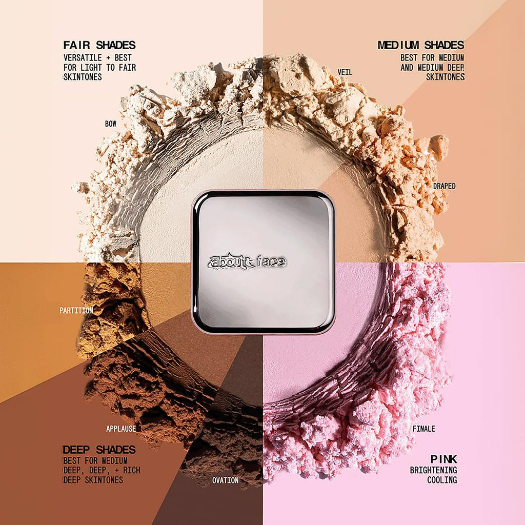 about-face Curtain Call Loose Setting Powder | Translucent | 0.35oz
