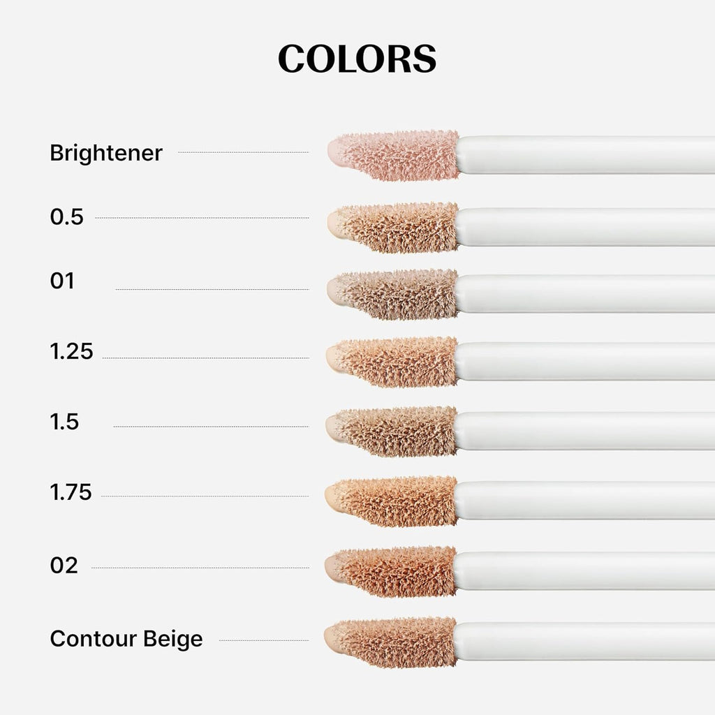 THESAEM Cover Perfection Tip Concealer 0.2 fl.oz. - 2.0 Rich Beige Warm Beige for Deep Skin Tone 23 - High Coverage Long Lasting Concealer - Korean Makeup for Dark Circles & Blemishes