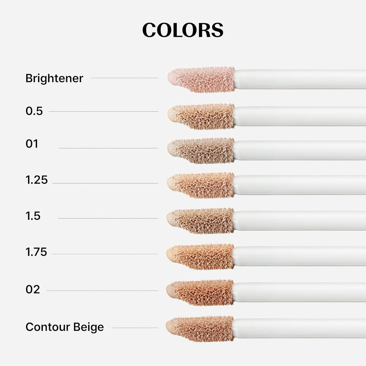 THESAEM Cover Perfection Tip Concealer 0.2 fl.oz. - 2.0 Rich Beige Warm Beige for Deep Skin Tone 23 - High Coverage Long Lasting Concealer - Korean Makeup for Dark Circles & Blemishes