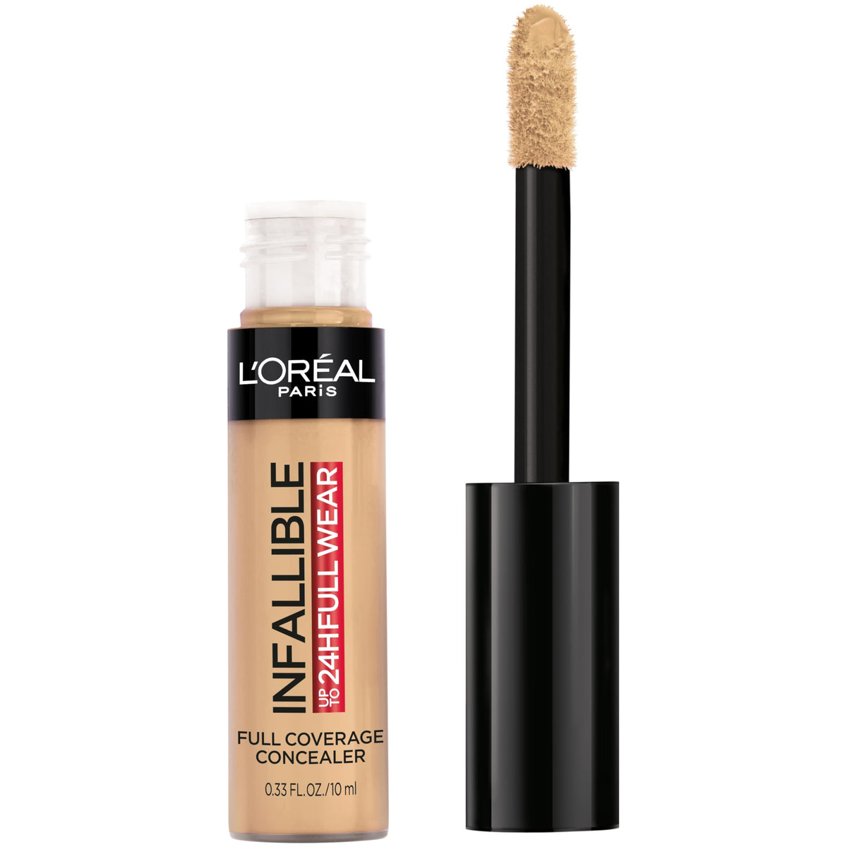 L'Oreal Paris Makeup Infallible Full Wear Waterproof Matte Concealer, Full Coverage, Cashmere, 0.33 fl. oz.