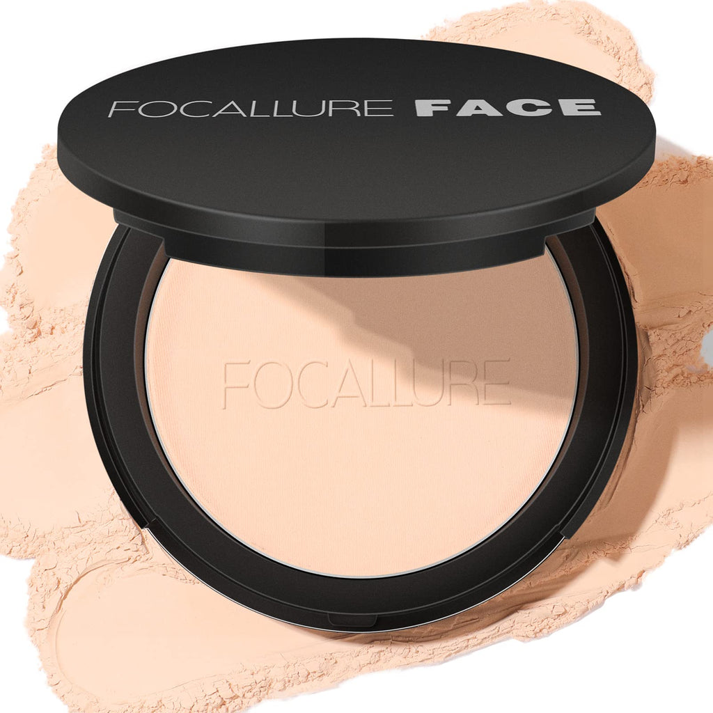 FOCALLURE Oil Control Loose Face Powder - Minimizes Pores & Shine, Natural