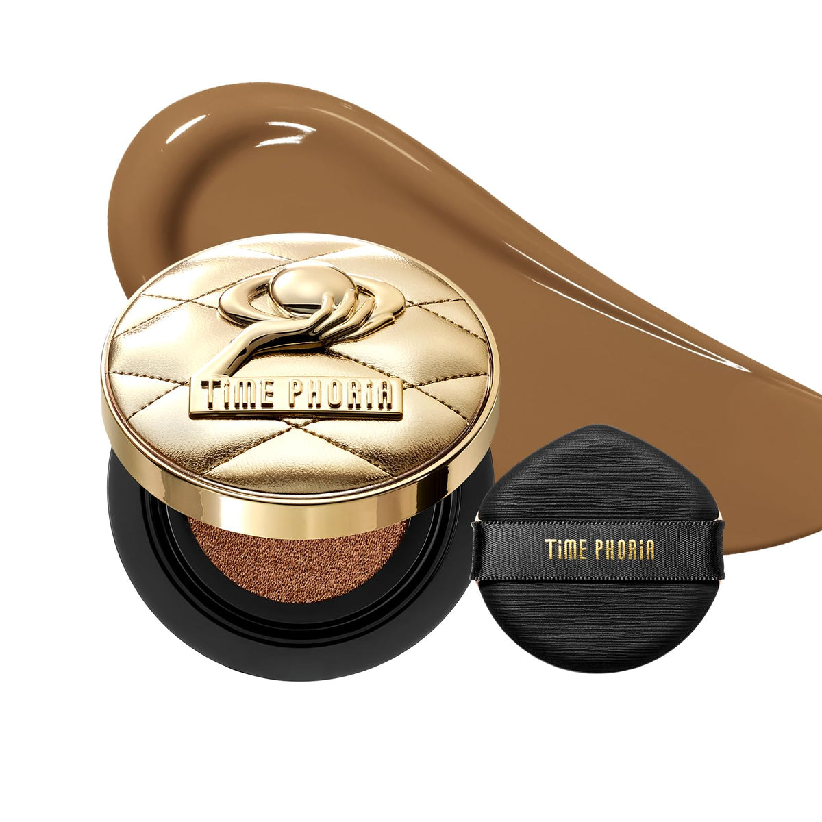 Timeless Utopia Glow Cushion Foundation 02 Birch - Radiant Glow Finish, Medium to High Coverage, Hydrating Peptide Complex, Lightweight Air Cushion, Long-Lasting Smooth Blurring Base Makeup