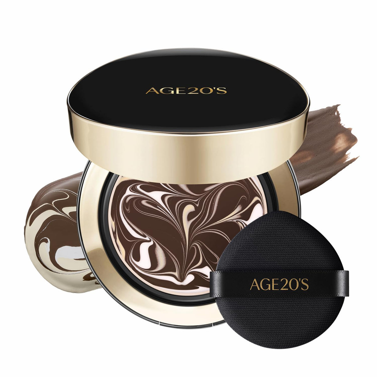[Vegan] AGE20'S Signature Essence Pact | Pack of 1 | 23W BEIGE | Korean Cushion Foundation | Cream Foundation, Dewy & Glow Finish, Natural Coverage, SPF 50+